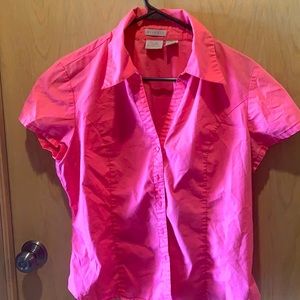 Bright pink Fiorlini international Shirt V-neck